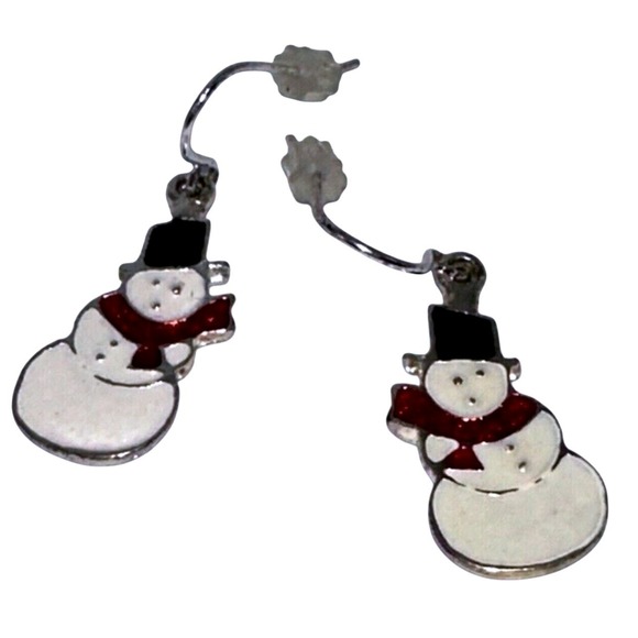 unknown Jewelry - Snowman Earrings Holiday Christmas Winter‎ Dangle Drop Earrings NWT